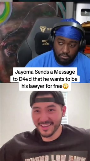 Jayoma Sends a Message to D4vd that he wants to be his lawyer for free😳 #jayoma #message #d4vd #jidion #fyp