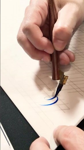 Práctica de caligrafía Copperplate | Proceso real con plumilla