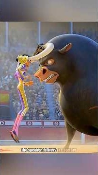 ferdinand fighting scene #cartoon # pets #bull #video #shorts #animallife