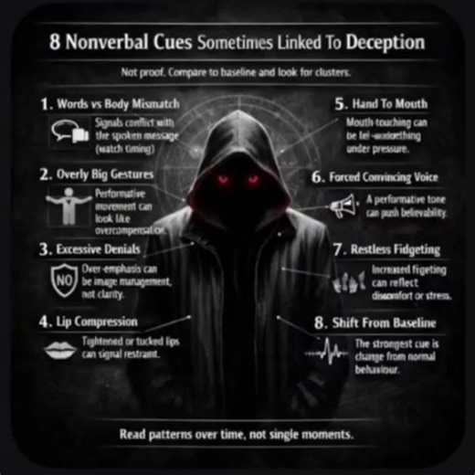 Spotting Deception Below in The Description: #bodylanguage #motivation #mindset #staysafe