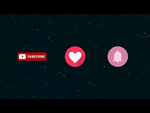 유튜브 구독, 좋아요, 알림설정 템플릿