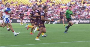 Milford gets a try in his last game as a Broncos player
