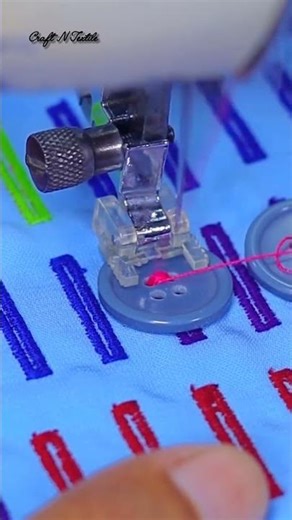 Day 4 :- Button sewing tips #sewing #bottom #button #diy #needlework #shorts