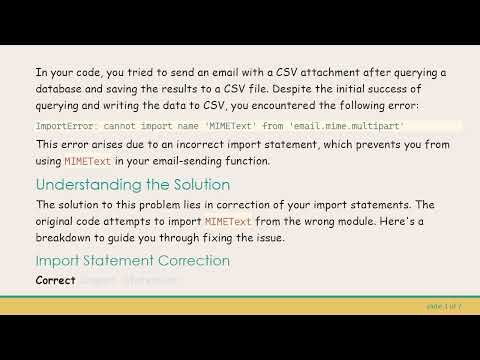 How to Fix the ImportError When Sending Attachments in Python Email Scripts