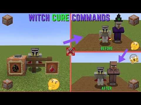 Command Block Tutorial #220: Witch Cure Commands in Minecraft (1.20+)