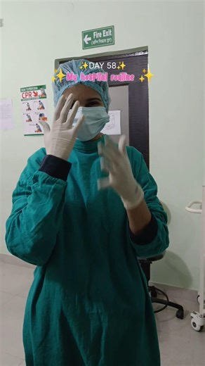 ✨HOSPITAL DAILY ROUTINE✨ Day 58 #ytshorts #minivlog #medicosstuff