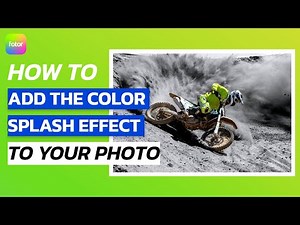 How to add the color splash effect to Your photo