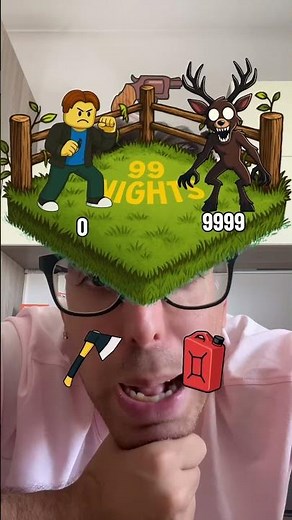 I'M IN THE RING WITH THE DEER FROM 99 NIGHTS IN THE FOREST😨