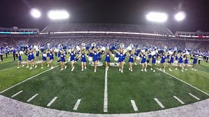 Performance with the Wildcat Marching Band at the UK vs S.Carolina game 9/24/16. Choreographed by our Srs. | University of Kentucky Dance Team