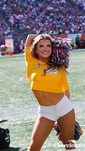 Being out on the field dancing together >>> | New England Patriots Cheerleaders