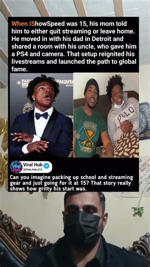 At 15, iShowSpeed moved to Detroit after his mom's ultimatum, rebooted streams with PS4, camera