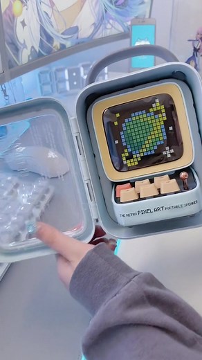 Customize Your Divoom Ditoo Keyboard Color with Baby Blue!