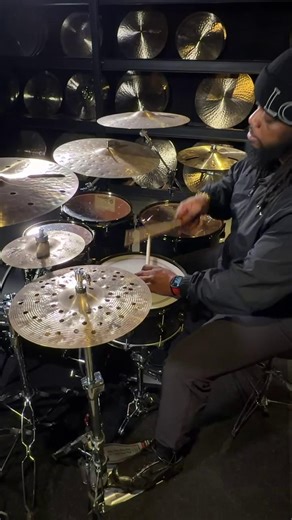 Zildjian Company on Instagram: "Vault Session | @emmanuelaj 14" K Custom Special Dry EFX Top / 14" A Custom Mastersound Bottom 16" K EFX Crash 10" K Custom Special Dry Splash 21" K Custom Special Dry Ride 20" K Custom Special Dry Crash 16" K EFX / 14" K Mini China (stacked)"