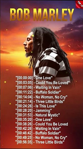 Bob Marley Songs Top 10 Hits of All Time 2026 Reggae Songs