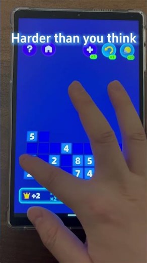 Numblock Puzzle: Number match and logic puzzle game. Find pairs to clear the board #games #shorts