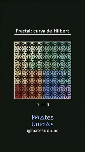 Fractal de la curva de Hilbert #fractal