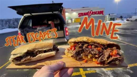 Cooking a better cheesesteak out of my truck - Steak Escape