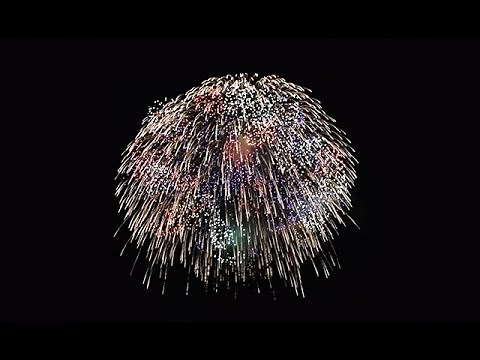 世界最大の四尺玉花火＝鳴り響く爆音