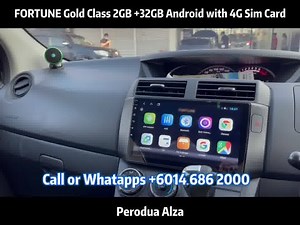 5.8K views · 143 reactions | EP 004: FORTUNE 10.1” Gold Class 2GB+32GB with 4G Sim Card Android Multimedia Player for Perodua Alza Full Product Review & Sharing #FortuneTechnology #CarlifeAutomobile #AndroidProfessionalStore | CarLife Automobile Accessories | Facebook