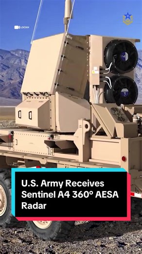 The U.S. Army has begun receiving the upgraded Sentinel A4 radar, marking another step toward full-rate production as the system transitions from low-rate initial production lot two. Designed as a key sensor for short-range air defense and cruise missile warning, the Sentinel A4 features 360-degree AESA coverage to improve detection of low-flying and fast-moving threats such as cruise missiles, drones, and tactical aircraft. While externally similar to earlier versions, the upgrade significantly