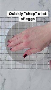 2.4M views · 5.5K reactions | An alternate use for your wire cooling racks… #KitchenTips #kitchenhacks #cookinghacks #eggs | Budget Bytes | Facebook