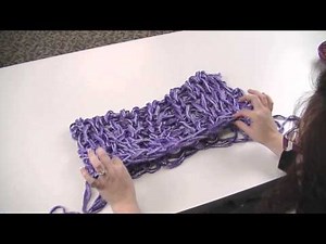 How to Arm Knit a Cowl - With Mary Maxim