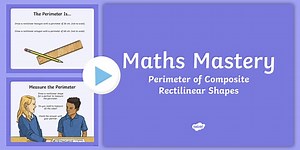 Perimeter of Compound Shapes Maths Mastery PowerPoint