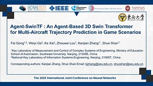 Agent-SwinTF : An Agent-Based 3D Swin Transformer for Multi-Aircraft Trajectory Prediction in Game Scenarios