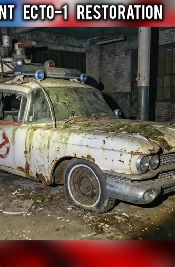 Restoring the Completely Burned ECTO-1 Car