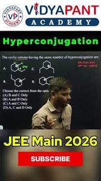 Hyperconjugation Hack for MCQs 🚀 | Score Boost