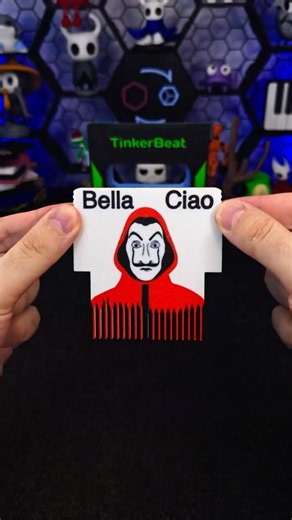 Bella Ciao (Money Heist) hits different! 🎭 TinkerBeat Music Box ASMR Satisfying