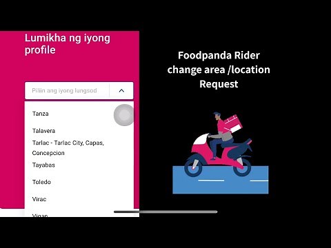 Change Area / Change Location Request / Foodpanda Rider Guide and tips / Rider Support