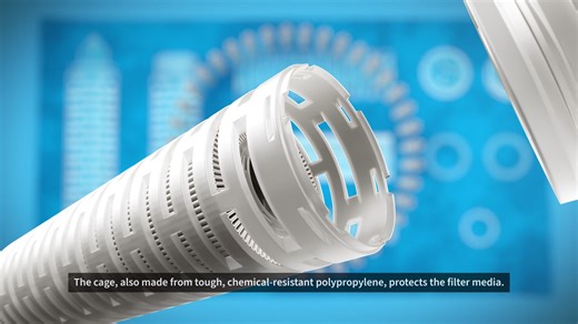 Meet SME⁺, the newest member of our PES membrane filter family.​ Built to do more, across every stage of your liquid process.​ Designed around a tough polypropylene core and a precisely pleated hydrophilic PES membrane, SME⁺ delivers greater surface area, lower pressure drop, and reduced wetting time.​ It’s a top performer, sterilization-ready, chemically resistant, integrity tested and certified for peace of mind in every batch.​ Watch the video to see how SME⁺ enhances your filtration process.