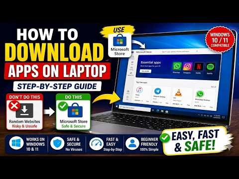 How to Install app in Laptop Step by Step Guide | Laptop me app Kaise Download Kare Beginners Guide