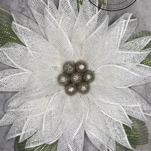 Dave’s Wreaths and Things | Create a stunning white poinsettia wreath using the Unique in the Creek small wreath board! This elegant DIY project is perfect for adding... | Instagram
