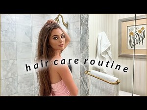 hair care routine for long healthy hair🛁🎀🧼 drugstore + high end 2022
