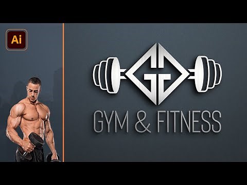 Gym & Fitness Logo Design Tutorial