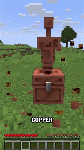 how to make a copper golem in minecraft #minecraft