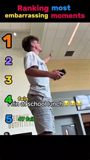 Ranking most embarrassing moments 😭