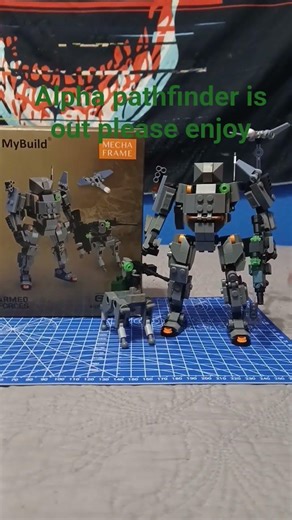 my build mecha frame alpha pathfinder is out please enjoy #mecha #lego #yt #ytshorts #hobby