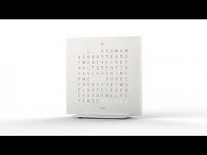 QLOCKTWO Touch Setting the Alarm Time