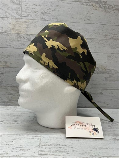 Camo Scrub Cap: Adjustable - Men's/unisex - Etsy