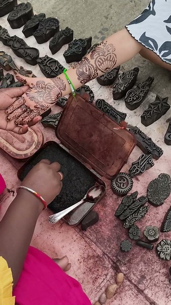 temporary 🤠mehndi 😵‍💫