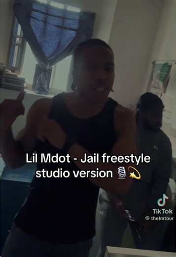 Lil Mdot's Captivating Jail Freestyle Studio Version