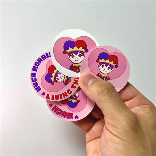 Hugh Morris Glossy 2 Inch Stickers | Tomodachi Life: Living the Dream Game - Etsy