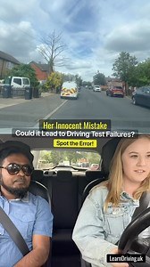 27K views · 53 reactions | Innocent Mistake Leads to Driving Test Failure! Can You Spot It?  #DrivingFailures #SpotTheMistake #DrivingTestJourney#TransformersVoices | LearnDriving.uk | Facebook
