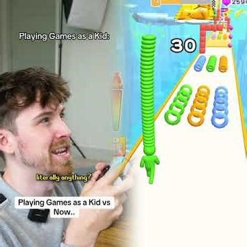 Playing Games as a Kid vs Now..