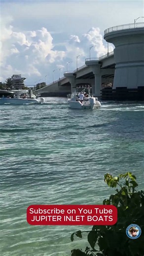 REPORTING LIVE FROM THE JUPITER WATERFRONT #roughinlets #florida #boats
