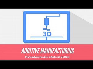 Photopolymerization (SLA) l material jetting l Additive Manufacturing