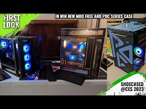 InWin Mod Free PC And POC Series Case Showcased At CES 2023